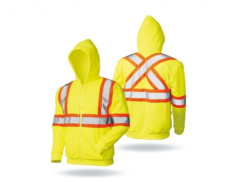 Safety Reflective tape hoodie for canada